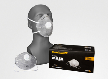 RESPIRATOR MASK WITH VALVE FFP2