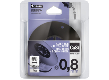 HITSAUSLANKA 100mm CuSi3 KUPARI 0,8mm-1KG