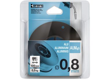 KEEVITUSTRAAT 100mm AIMg5 ALUMIINIUM 0,8mm-0,5KG