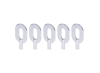 80409 GPR M4 STRAIGHT PULLING RINGS- STEEL(5PCS)
